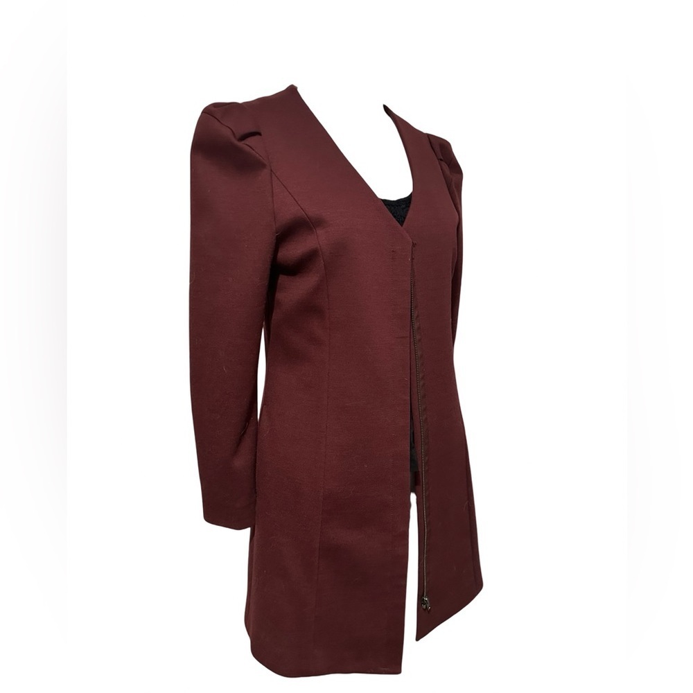 MONACO JACKET BURGUNDY XS - Picture 4 of 5